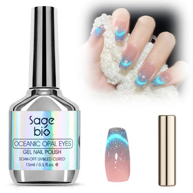 SAGEBIO Vernis Gel Cat Eye 15ml bouteille vue de face