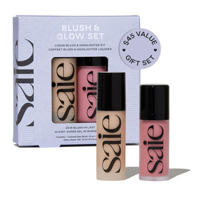Saie Blush & Glow Gift Set avec blush et highlighter en vue de face