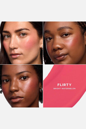 Saie Dew Liquid Blush Flirty applicateur en pied de chèvre