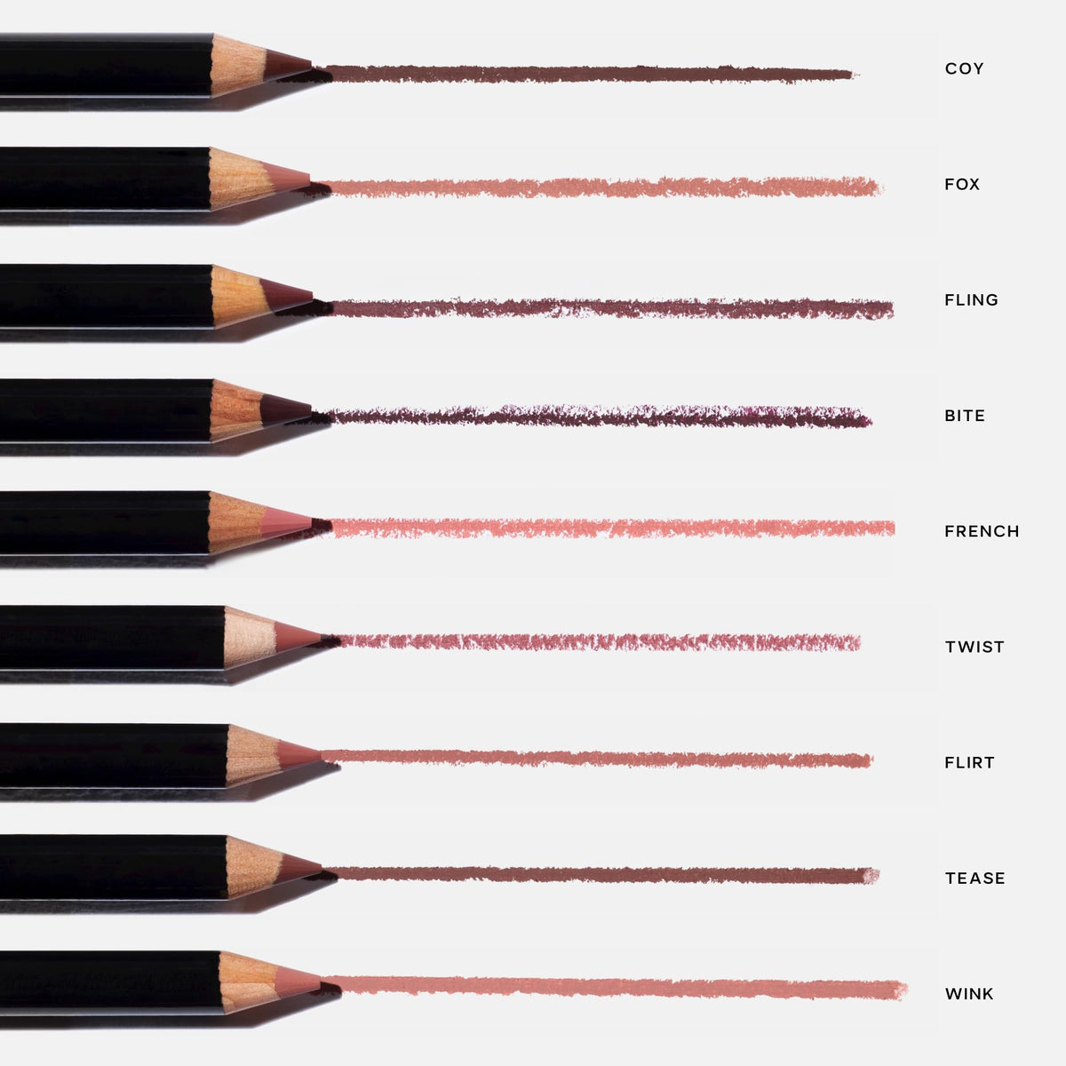 Saie Lip Liner 101 crayon à lèvres en bois classique