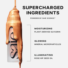 Saie Mini Glowy Super Gel Primer 20g en gros plan