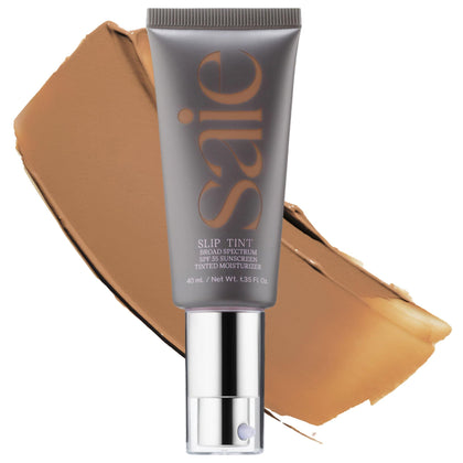 Saie Slip Tint Crème Solaire Teintée SPF 35 devant packaging