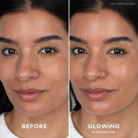 Saie Slip Tint Crème Solaire Teintée SPF 35, texture sur la main