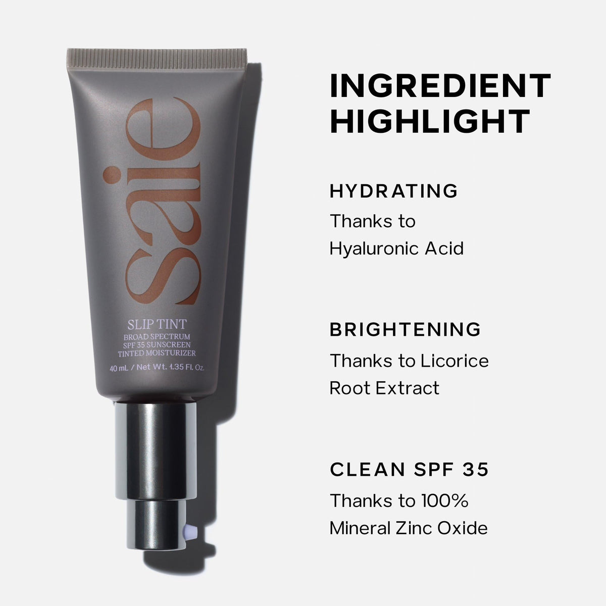 Saie Slip Tint Crème Teintée dans son emballage