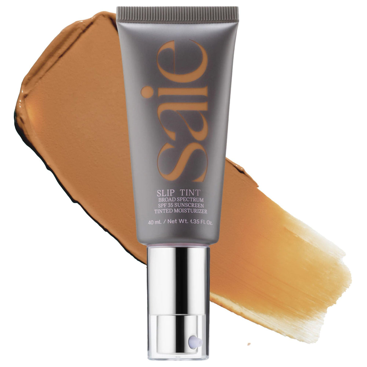 Saie Slip Tint Crème Teintée Visage SPF 35 devant avec bouchon