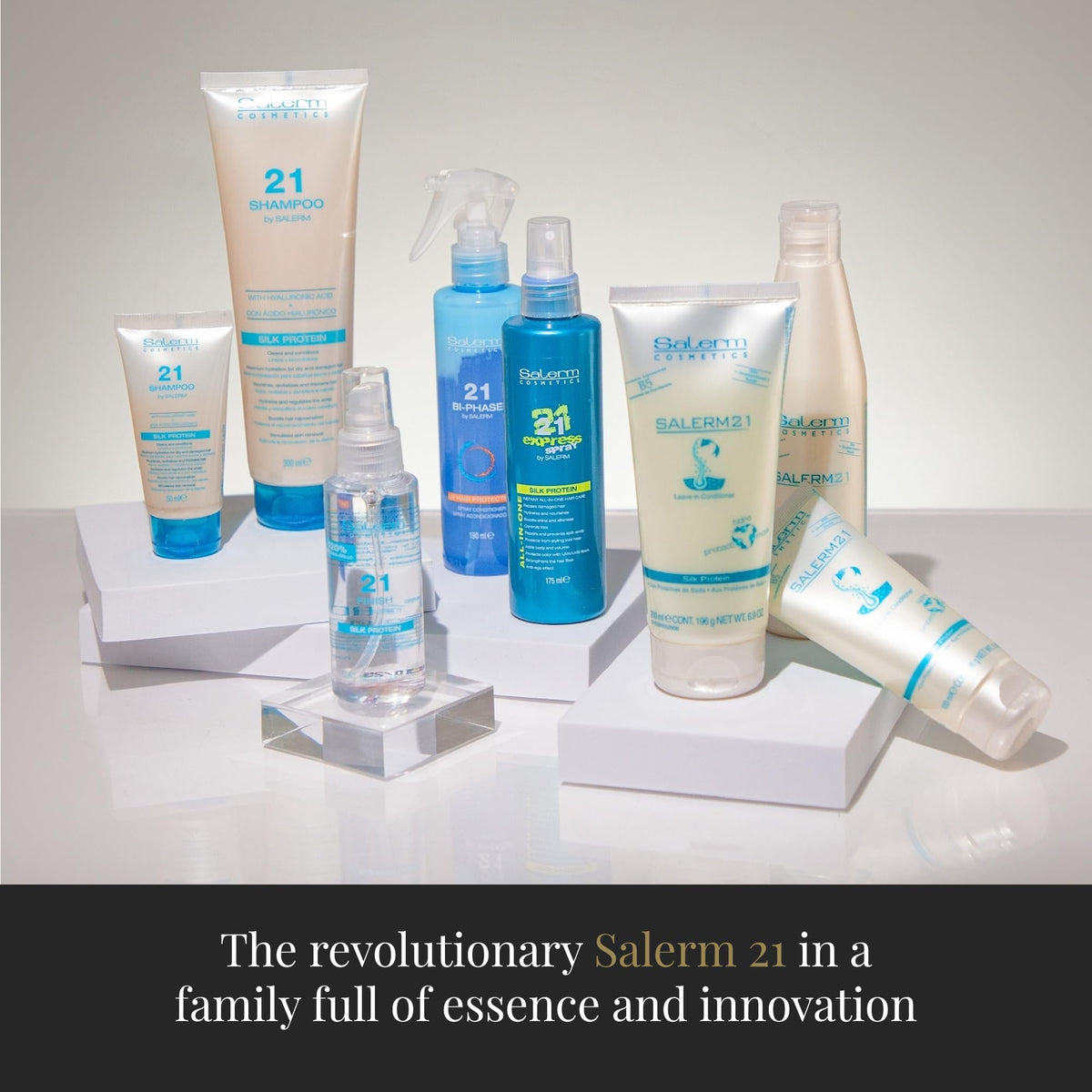 SALERM 21 Protéine de Soie sur cheveux secs