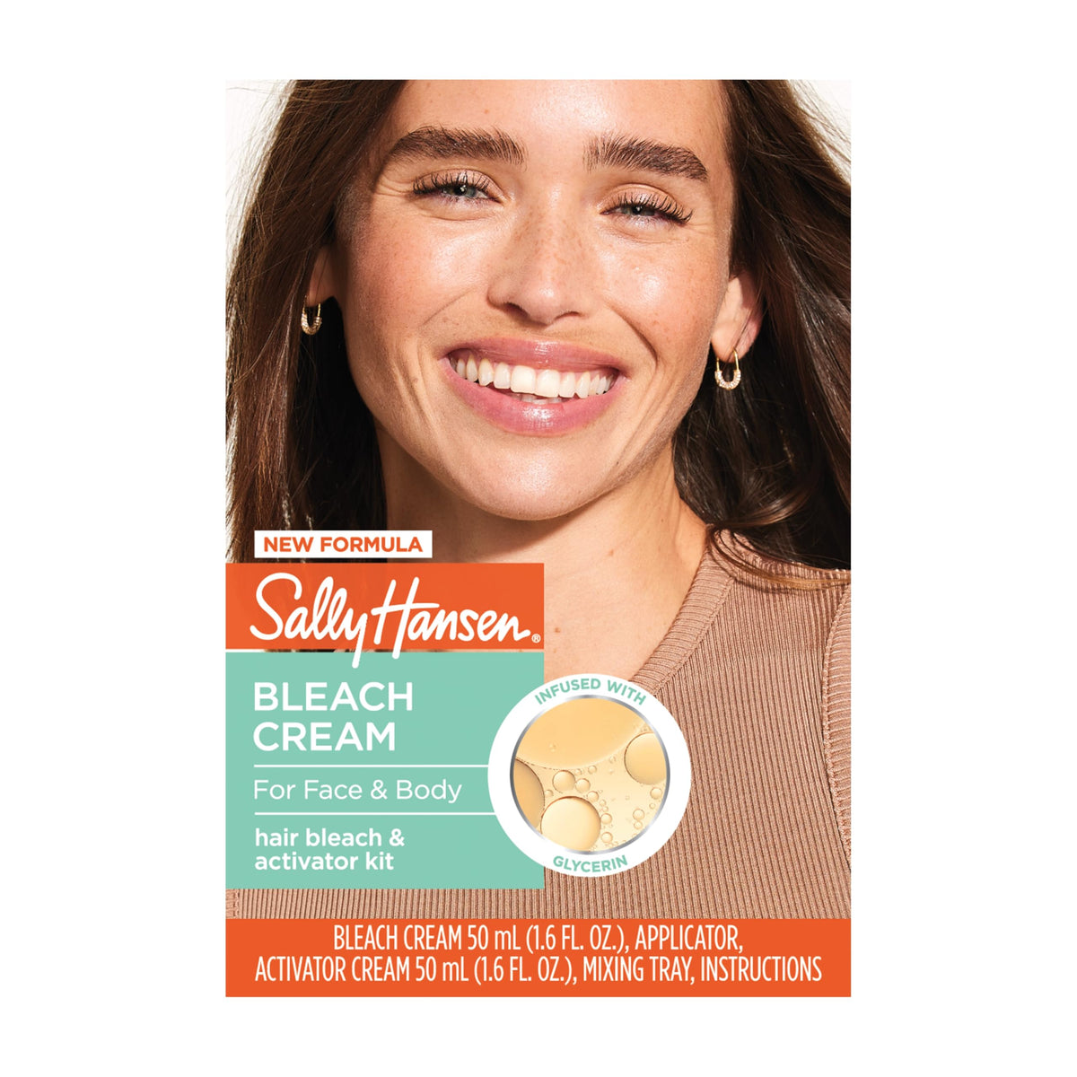 Sally Hansen Crème Décolorante 145g vue avant avec instructions