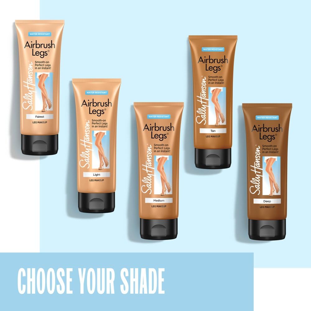 Sally Hansen Maquillage pour Jambes Airbrush application sur une jambe