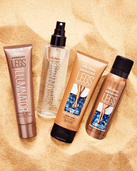 Sally Hansen Maquillage pour Jambes Airbrush avant et après application