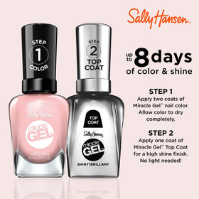 Sally Hansen Miracle Gel 238 Regal Rosé texture du vernis