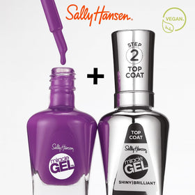 Sally Hansen Miracle Gel Vernis à Ongles 54 Violet Voltage texture de produit