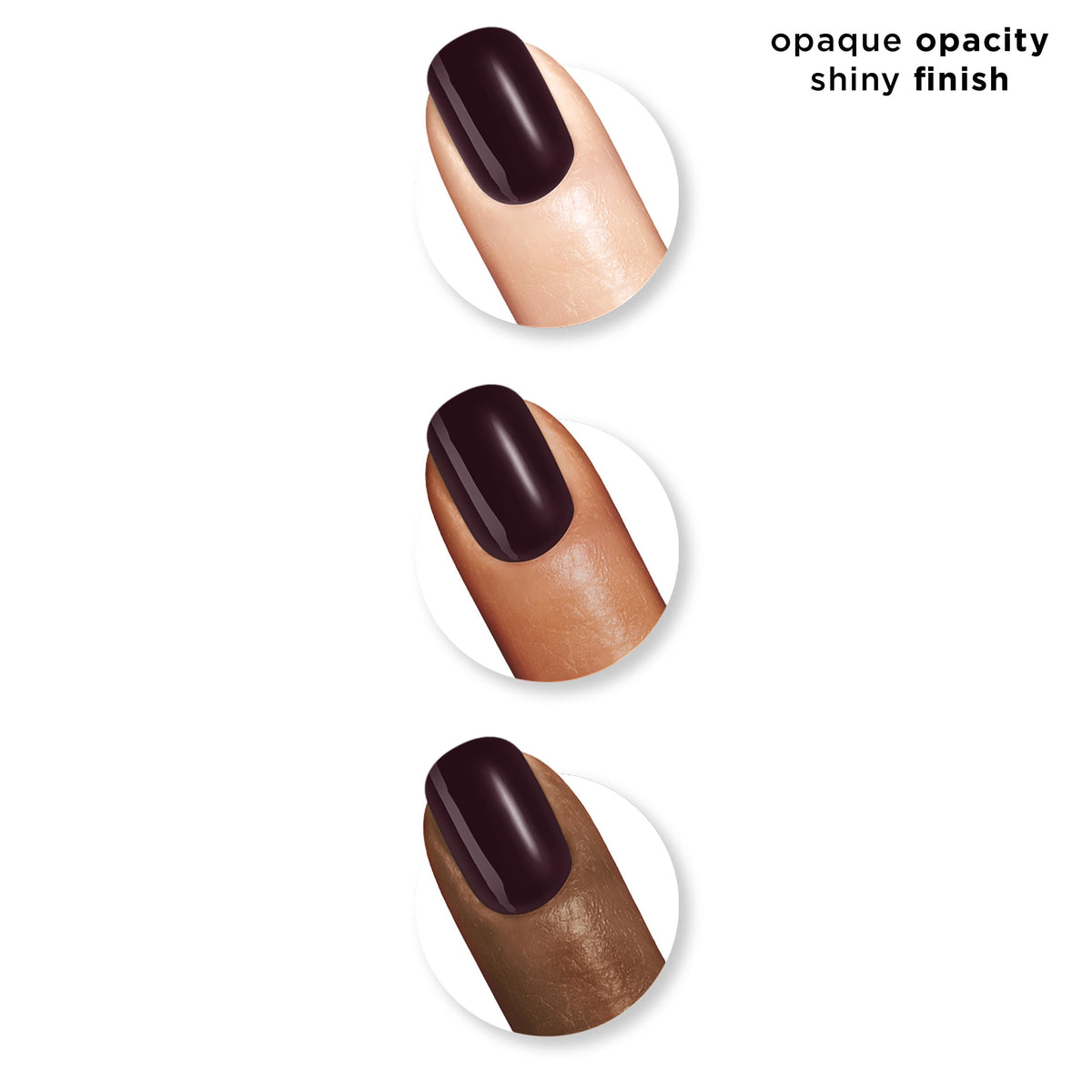 Sally Hansen Miracle Gel Vernis à Ongles Cabernet With Bae application sur ongle