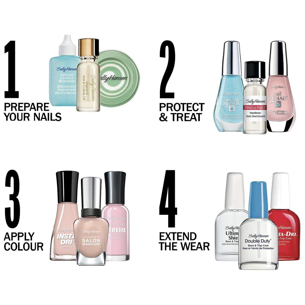 Sally Hansen Traitement Maximum Growth 40g côté bouteille