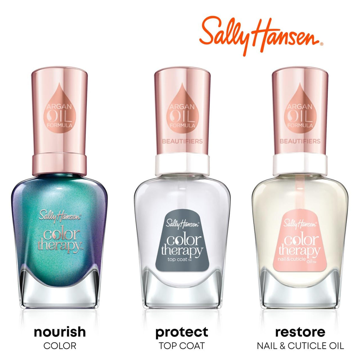 Sally Hansen Vernis à Ongles Color Therapy 15 ml avec pinceau d'application