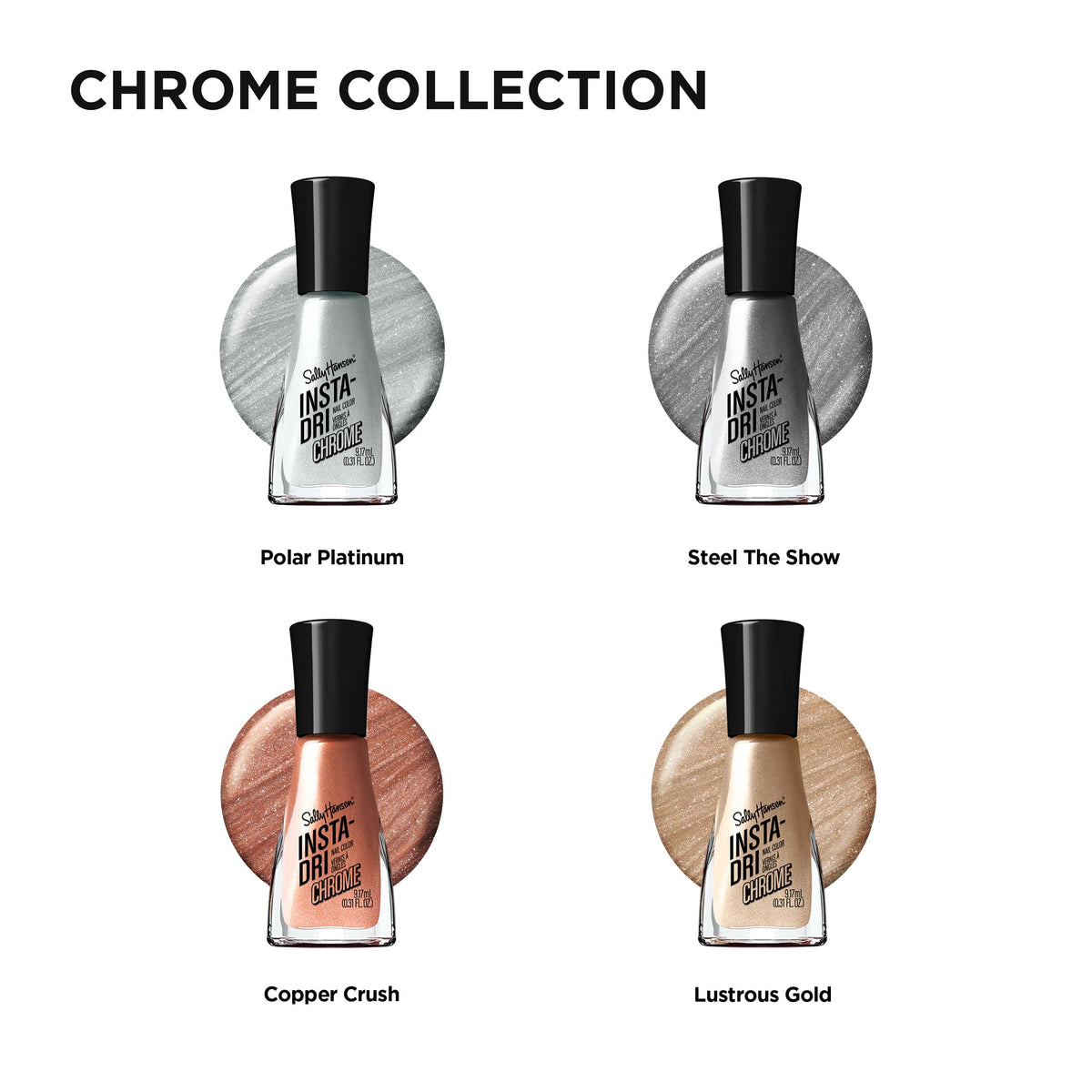 Sally Hansen Vernis à Ongles Cuivre Crush avec pinceau en détail