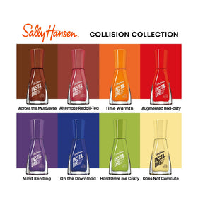 Sally Hansen Vernis à Ongles Insta-Dri 361 Augmented Red-ality sur un plateau de manucure