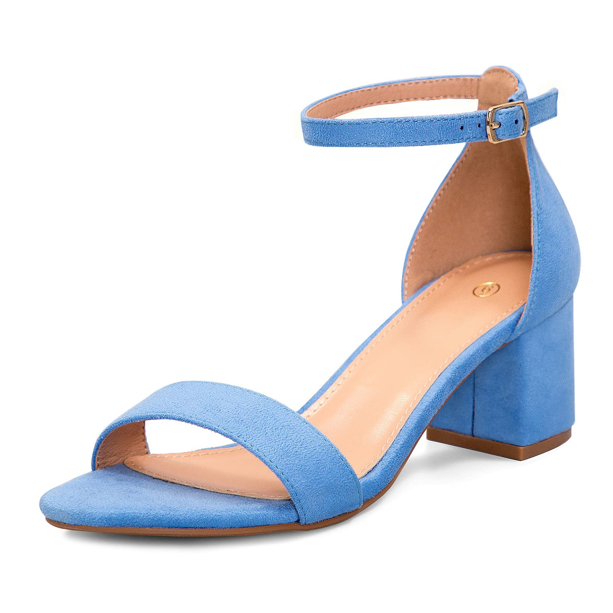 Sandales à talons épais mysoft modèle ouvert avec bride cheville