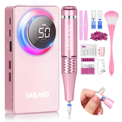SAVILAND kit de perceuse à ongles électrique vue de face