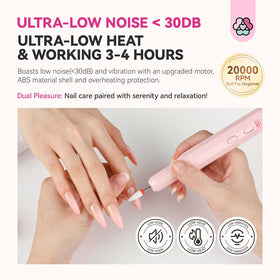 SAVILAND perceuse à ongles vue latérale avec bouton de réglage