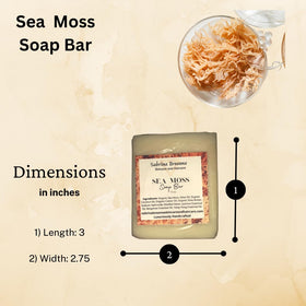 Savon à la mousse de mer Sabrina Breanna - détails