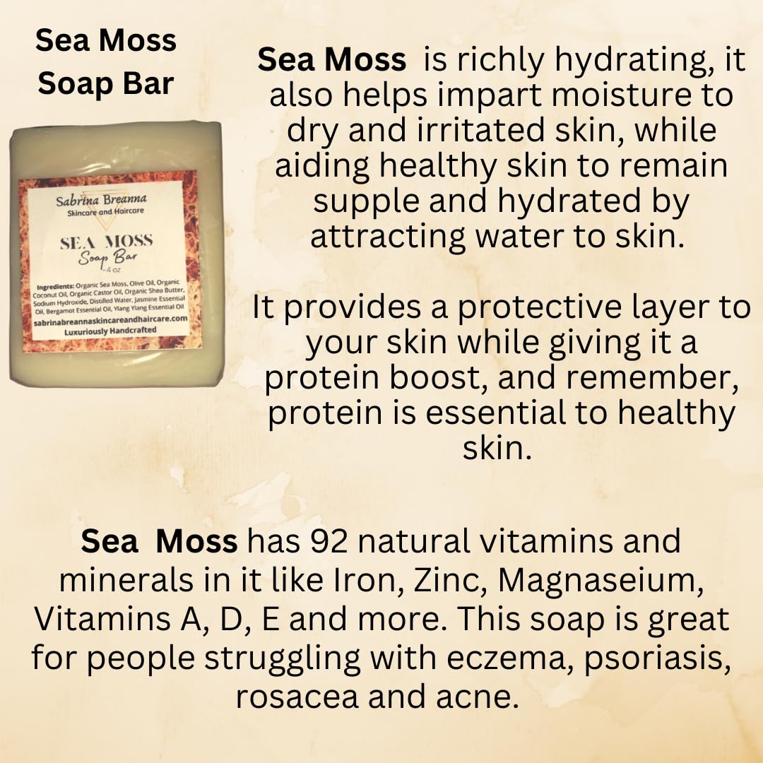 Savon à la mousse de mer Sabrina Breanna - texture