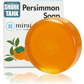 Savon au kaki Mirai, barrette de 82g vue de face