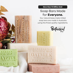 Savon au lait de chèvre avec une texture crémeuse