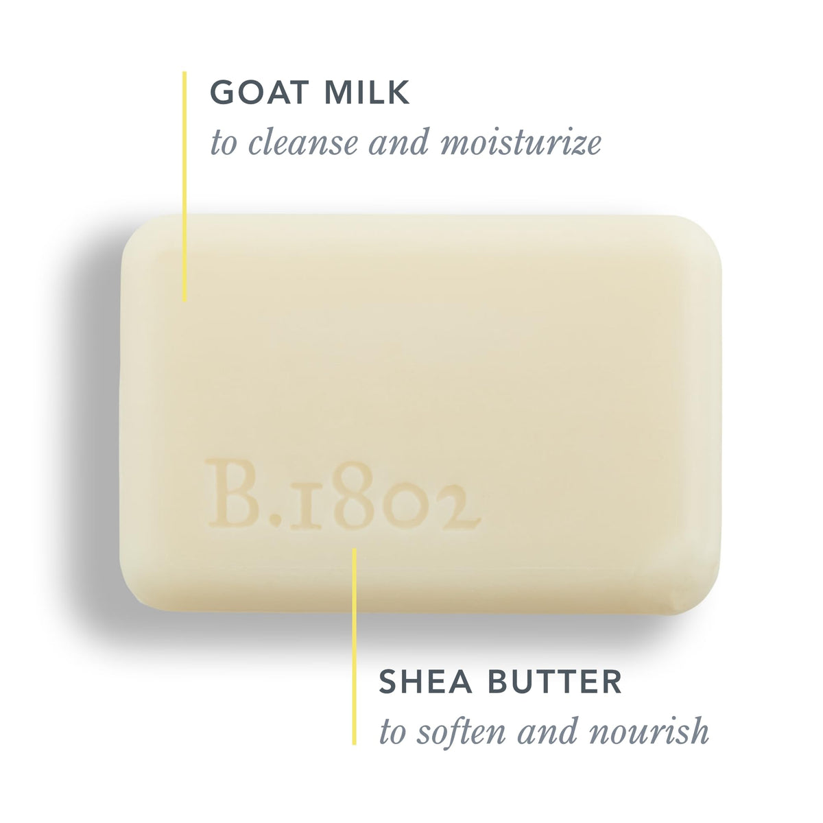 Savon au lait de chèvre Beekman 1802 avec emballage