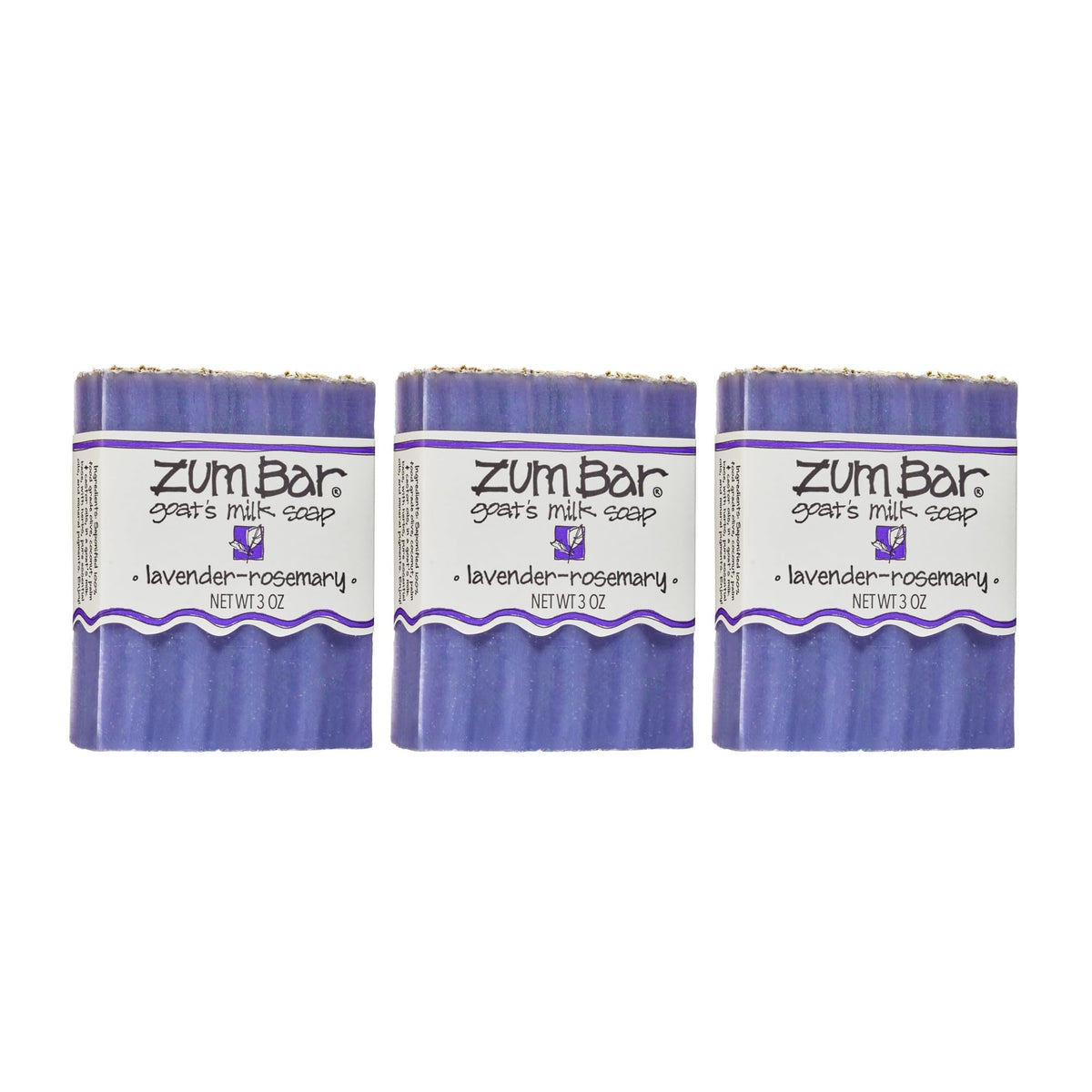 Savon au lait de chèvre Indigo Wild 3 oz, vue de face