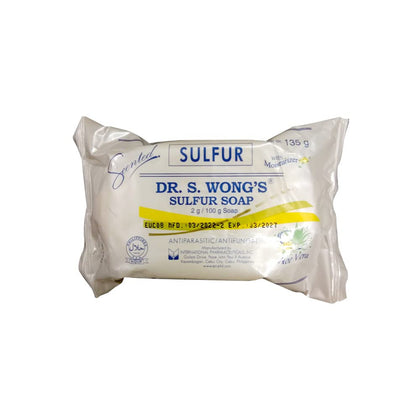 Savon au soufre parfumé 100g vue de face