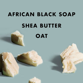 Savon Bar Africain Noir Shea Moisture avec texture visible
