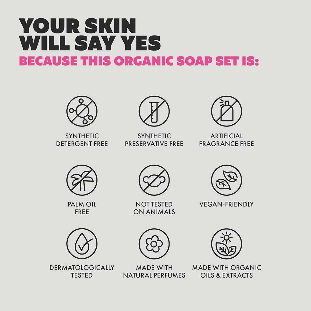 Savon bio Skin Said Yes avec huile d'olive et karité