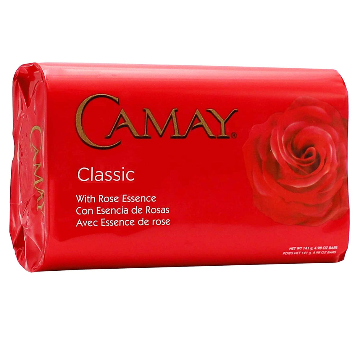 Savon Camay en usage dans un environnement de salle de bain