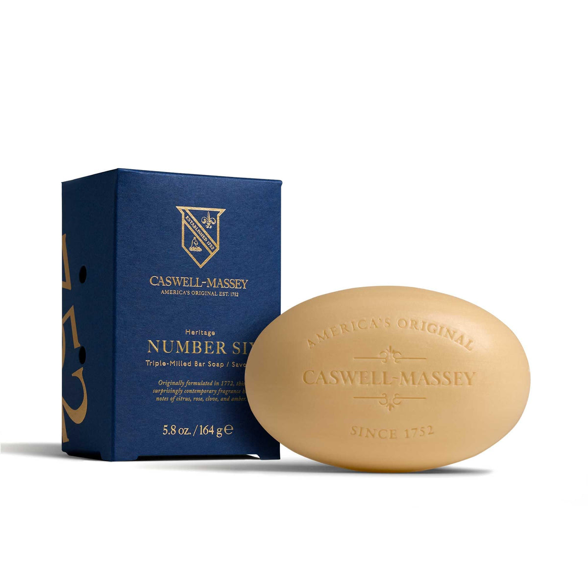 Savon Caswell-Massey Number Six 181g vue de face