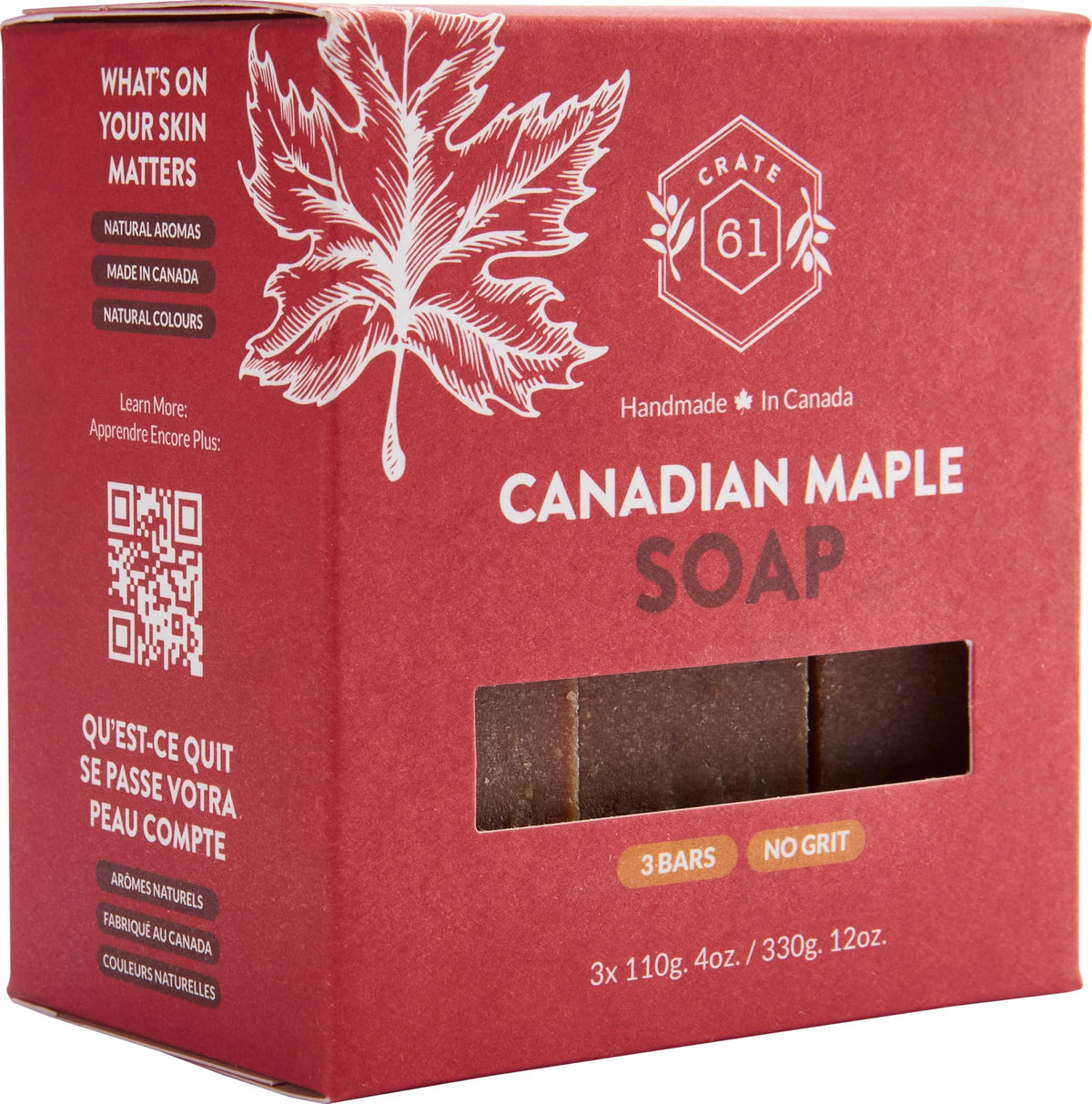 Savon Crate 61 dans son emballage naturel
