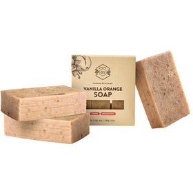 Savon Crate 61 Organics vanille orange, vue de face