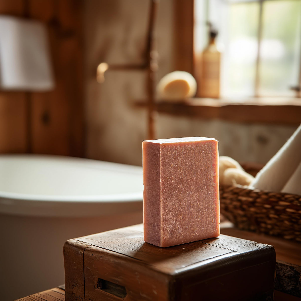 Savon Crate 61 près de plantes naturelles