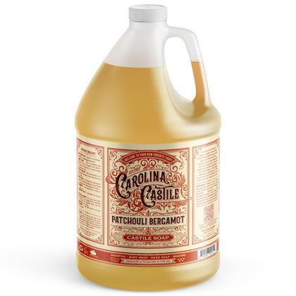 Savon de Castille Carolina au patchouli et bergamote, vue de face