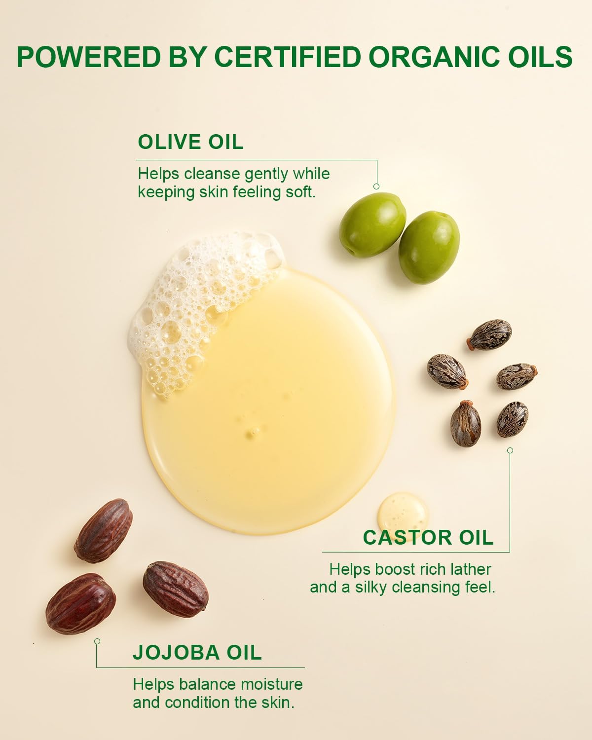 Savon de Castille Yoken avec mousse luxueuse