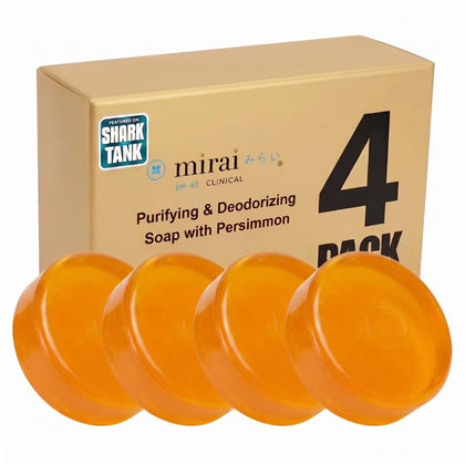 Savon de kaki Mirai 440g vue de face avec emballage
