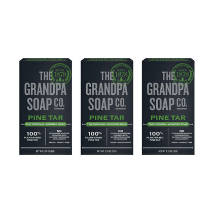 Savon de Tarier de Grandpa Soap Company, vue de face