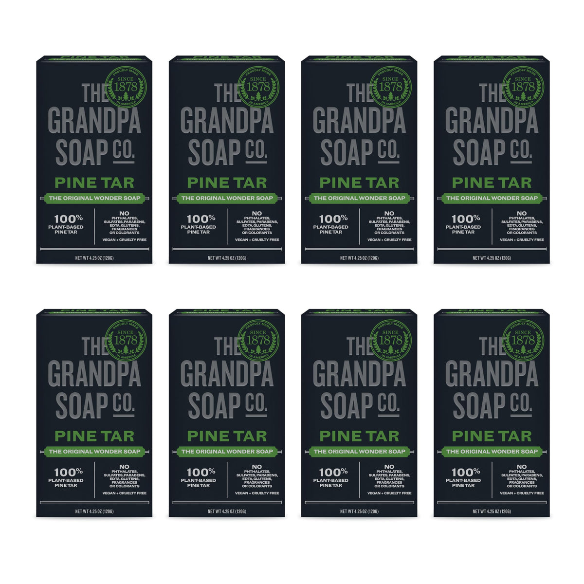 Savon de Tarier Grandpa's vue de face avec emballage