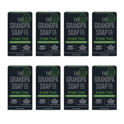 Savon de Tarier Grandpa's vue de face avec emballage