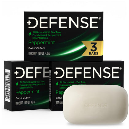 Savon Defense Soap à menthe vue de face