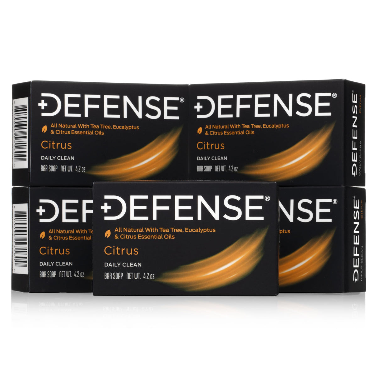Savon Defense Soap Bar Citron 5PK, emballage avant