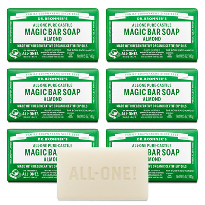 Savon Dr. Bronner's Pure-Castile Amande 5 oz vue avant