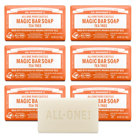 Savon Dr. Bronner's Pure-Castile Tea Tree 5 oz, vue de face