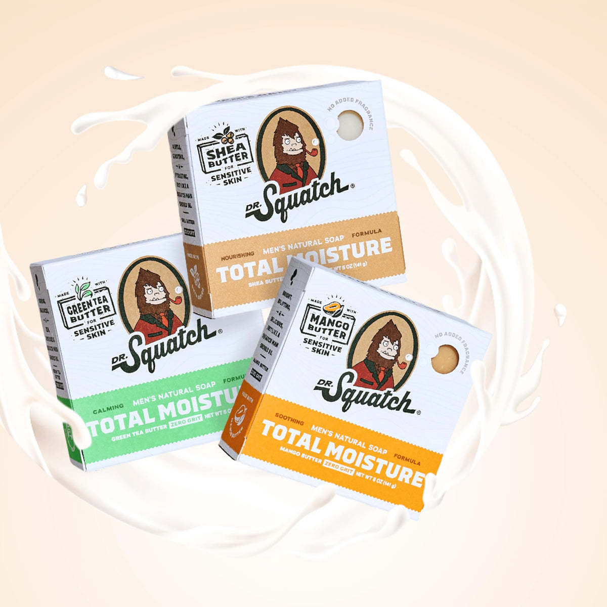 Savon Dr. Squatch Total Moisture 5oz avec thé vert