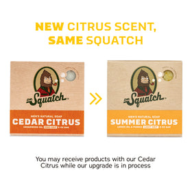 Savon Dr. Squatch - utilisation quotidienne au bord de la baignoire