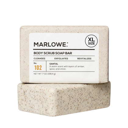 Savon exfoliant corps MARLOWE. 204g vue de face